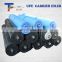Head & tail conveyor idler roller for tapper drum pulley
