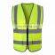 Customized logo and pattern high visibility reflective safety clothing  shirt  vest