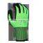 13 Gauge HPPE Glass Fiber Shell Cut Resistant Glove Sandy Finish Nitrile Palm Coating