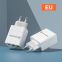 US EU charger plug 3USB port mobile phone charger different mobile phone wall chargers for iPhone for HUAWEI