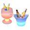 event party decorative beer Champagne Wine Drinks Beer Bucket Modern Home LED Glowing Led Rechargeable Cooler