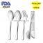 Wholesale 4pcs Cutlery Utensil Serving set Stainless Steel Cutlery Set Knife Fork Spoon Serving Flatware Set