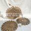 Woven Flower Shaped Seagrass Placemat Suitable for cups, plates and wall decor basket wholesale Handwoven in Vietnam