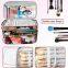 Travel Makeup Bag Organizer, Double Layer Train Case