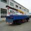 2015 used crane truck,Dongfeng crane truck with water tank sprinkler