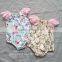 ins hot selling children clothing baby girl floral rompers infant toddlers broken flower jumpsuits baby summer lace bodysuts