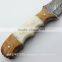 Damascus steel Kentucky Skinner knife with camel bone Handle