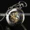 Black Skeleton Pocket Watch WP118