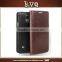 5.7" Good Quality Book Style Genuine Leather Case for LG V10