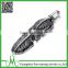 Hot selling product stainless steel feather pendant men jewellery                        
                                                                                Supplier's Choice