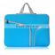 Double pocket sleeve bag for macbook air /pro leather case