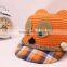 owl shape beach child hat kids straw hat