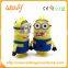 2016 New Custom PVC yellow banana man battery charger Cartoon Minion portable mobile power bank