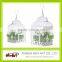 White Color Metal Bird Cages Birdcage Wedding Favor Box