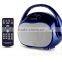 NEW Christmas Promotion Portable Mini Karaoke Player Speaker with wireless Microphone for Kids