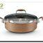 2 Pcs Non-stick Sauce pot with glass Lid Stock Pot