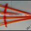 Hard plastic colored drinking straws