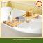 Modern Practical Bamboo Bathtub Shelf Bathroom Rack