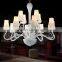 Interior Design K9 Crystal Glass Chandelier Hanging Lamp Light Lighting For Wedding Decoration CZ3001/6