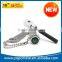 Rescue metal survival kit flint fire starter+ compass + bottle opener