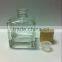 Room diffuser square reed diffuser bottle wholesales with wooden cap and inner plug