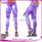 2016 Good Quality Wholesale Galaxy Fitness Colorful Leggings