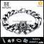 New Fashion Custom Men Jewelry 316L Stainless Steel Viking Bracelet With Skull