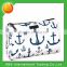 Women bags clear coated cotton basics cotton cosmetic bag