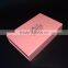2016 pink magnetic cosmetic paper packing box with shred paper