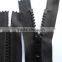 5# plastic derlin zipper fastener close end zipper plastic bottom stop with painted auto-lock slider coate zipper