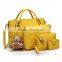 Fashion Women Messenger Bags Handbags PU Leather Female Bag 4 piece 1 Set
