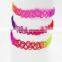 2016 fashion trend design woven rainbow color tattoo choker necklace for women                        
                                                Quality Choice