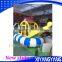 Wooden indoor soft play toys in playground