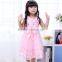 ( TM1002) 120-150cm pink nova kids clothing wholesale baby summer wedding girls dresses children tutu dresses party wear