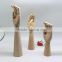 Display female mannequin hand colorful wooden hands wooden decoration