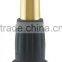 5" BRASS GARDEN TWIST HOSE NOZZLE, SOFT GRIP, TPR COATED