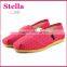 Round dots no lace canvas shoes types canvas shoes china canvas shoes