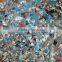 Recycled colorful crushed PVC plastic scrap for pipe