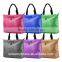 Super Light Weight Waterproof Tyvek Paper Shoulder Shopping Bag With Zipper Closure