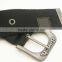 metal zinc alloy square ring pin belt buckle