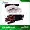 Red Silicone Coated Heat Resistant BBQ Gloves