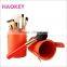 professional 5pcs orange eyeshadow brush set