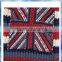 100% acrylic boys chunky stripe knit union scarf ,american flag scarf,flag knit scarf