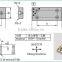 Solid-lubricant aluminium bronze bushing