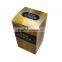 Custom embossed logo cardboard packaging gift box