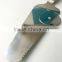Triangle Stainless Steel Cake Spatula With Wheel