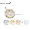 gold pendant designs women popular flower pattern simple stainless steel pendant
