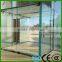 Toughened laminated safety office partition wall glass with holes