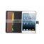 Wholsale price in store factory card slots stand genuine leather tablet cover for ipad mini 4