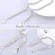 Adjustable Detachable Crystal Rhinestone Pearl Neck Metal Hook Bra Straps